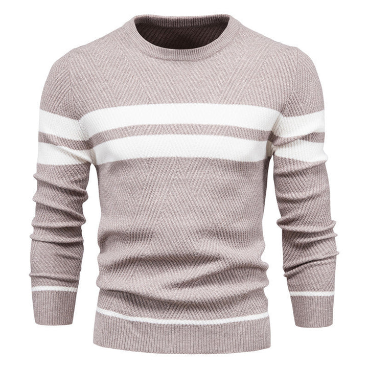 Beeckhoven™ | Moderne Herentrui Met Streepdesign