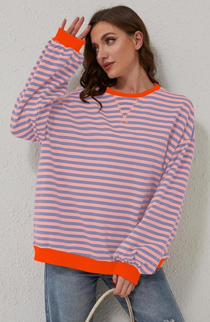Mana™ | Gestreepte Oversized Trui