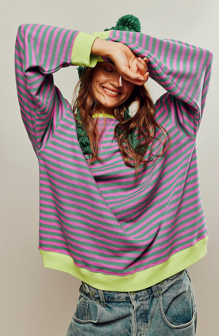 Mana™ | Gestreepte Oversized Trui