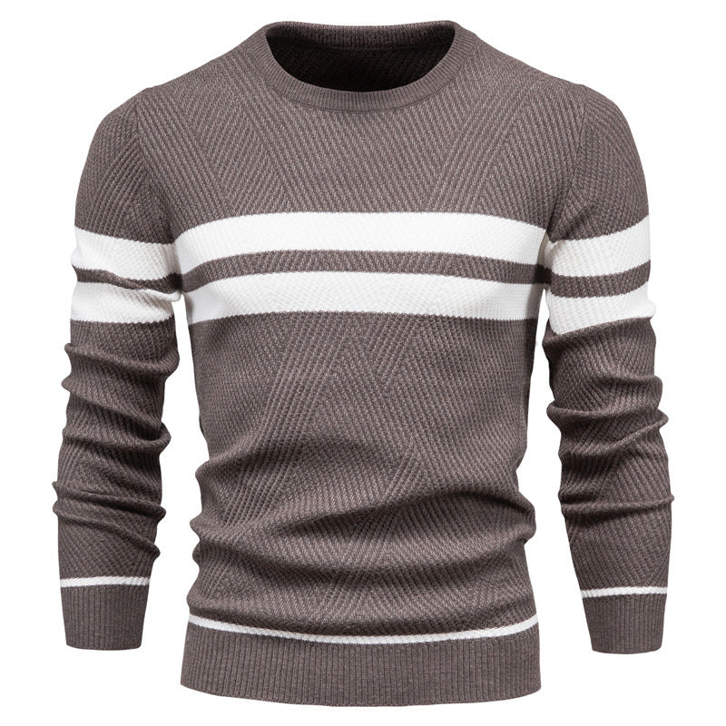 Beeckhoven™ | Moderne Herentrui Met Streepdesign