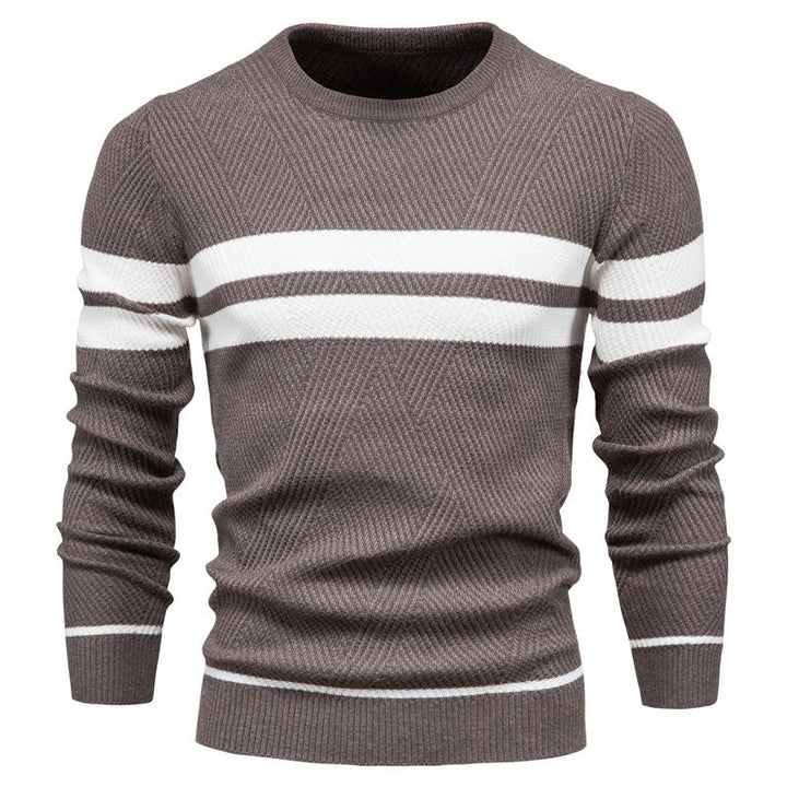 Beeckhoven™ | Moderne Herentrui Met Streepdesign