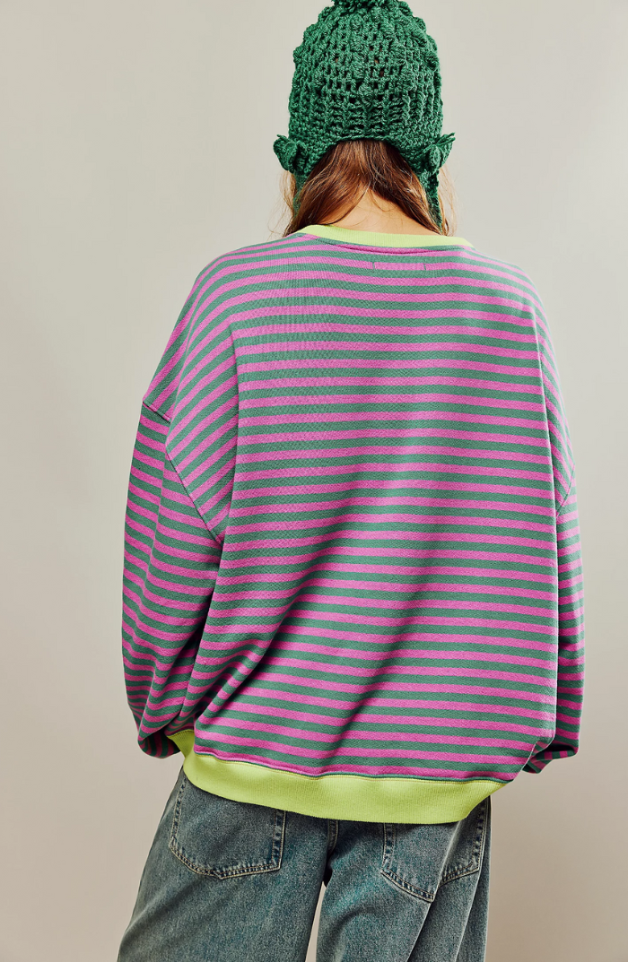 Mana™ | Gestreepte Oversized Trui