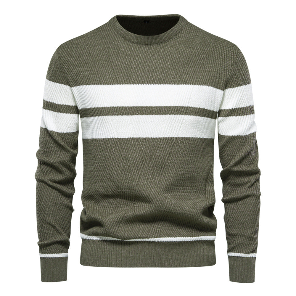 Beeckhoven™ | Moderne Herentrui Met Streepdesign