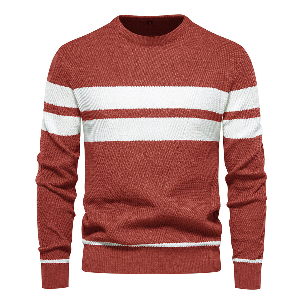 Beeckhoven™ | Moderne Herentrui Met Streepdesign