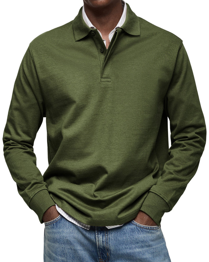 Beeckhoven™ | Casual Poloshirt met Lange Mouwen