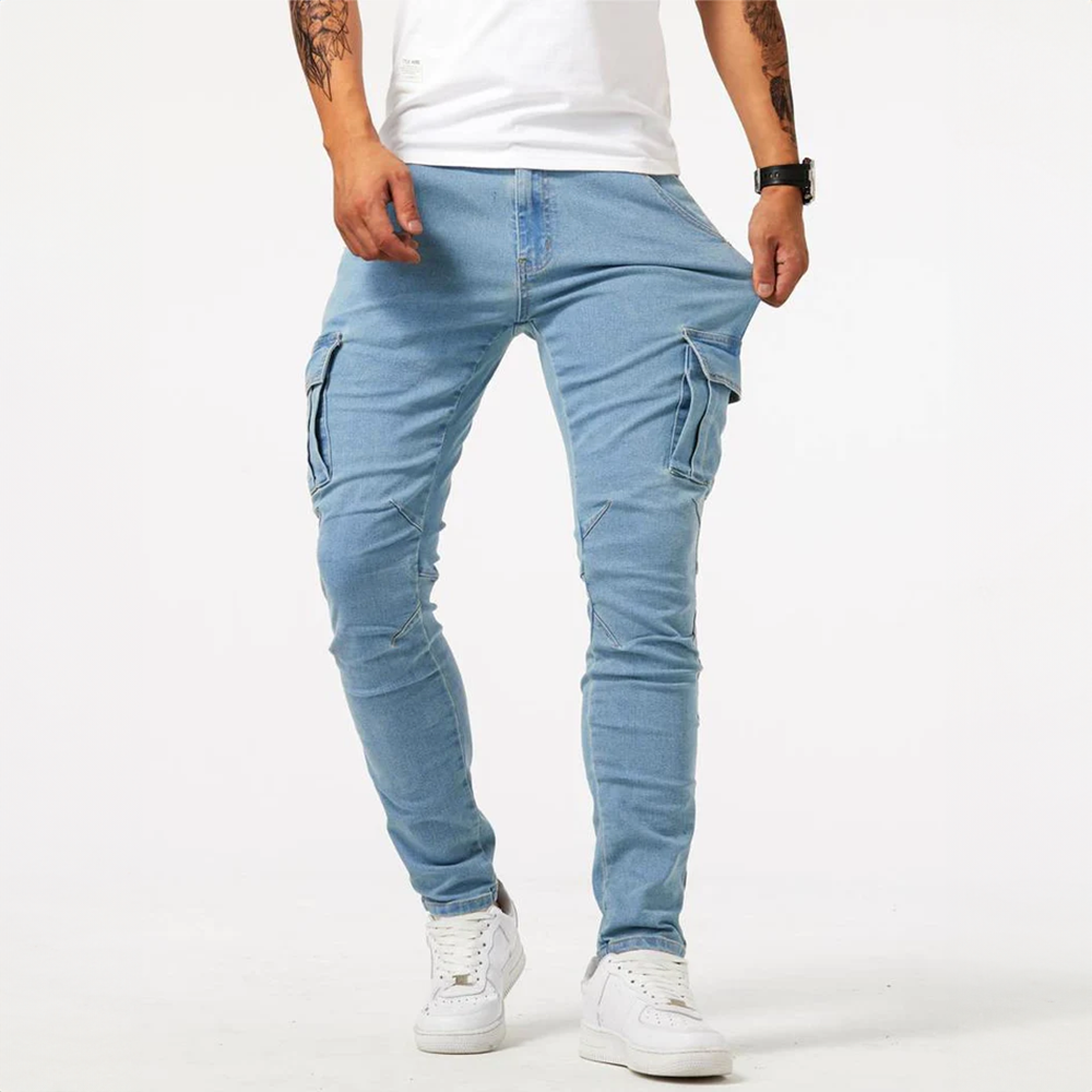 Beeckhoven™ | Casual Cargo Spijkerbroek