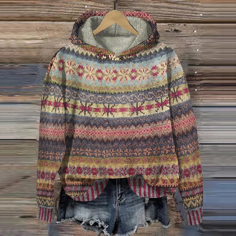Beeckhoven™ | Etnische Retro Hoodie