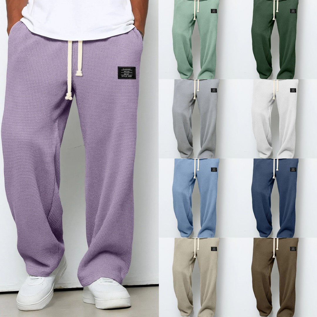 Beeckhoven™ | Wijde Broek Met Wafelpatroon