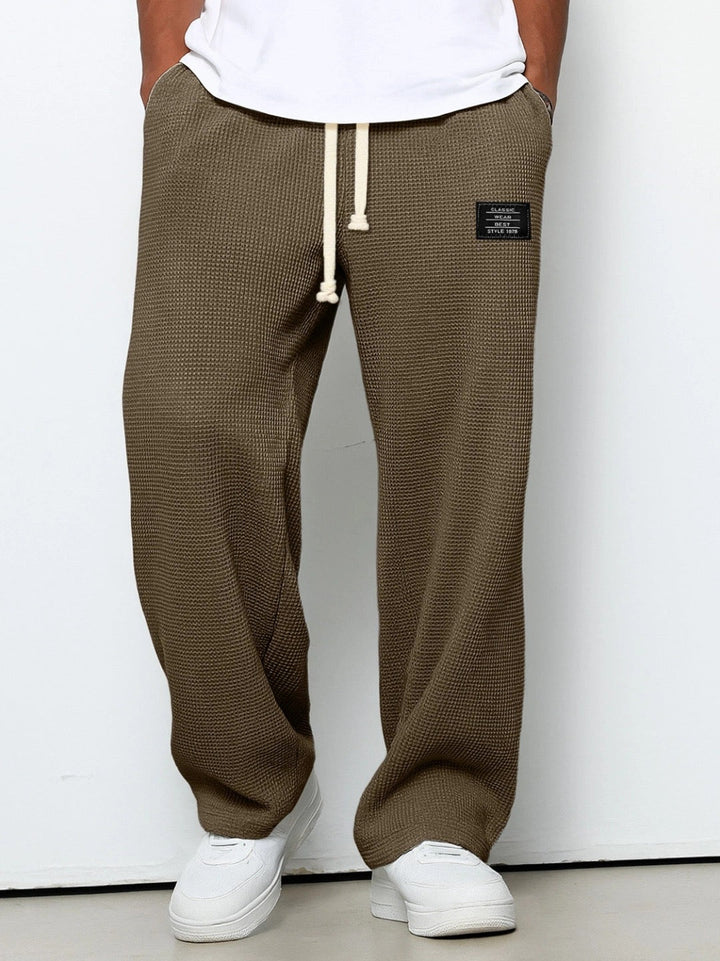 Beeckhoven™ | Wijde Broek Met Wafelpatroon