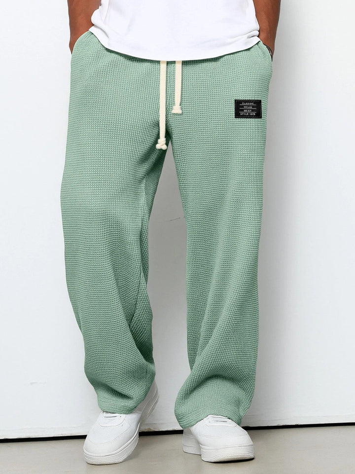 Beeckhoven™ | Wijde Broek Met Wafelpatroon