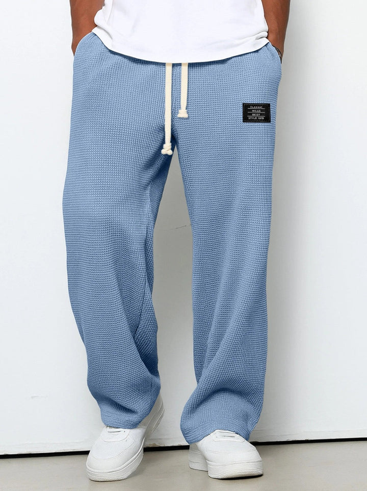 Beeckhoven™ | Wijde Broek Met Wafelpatroon