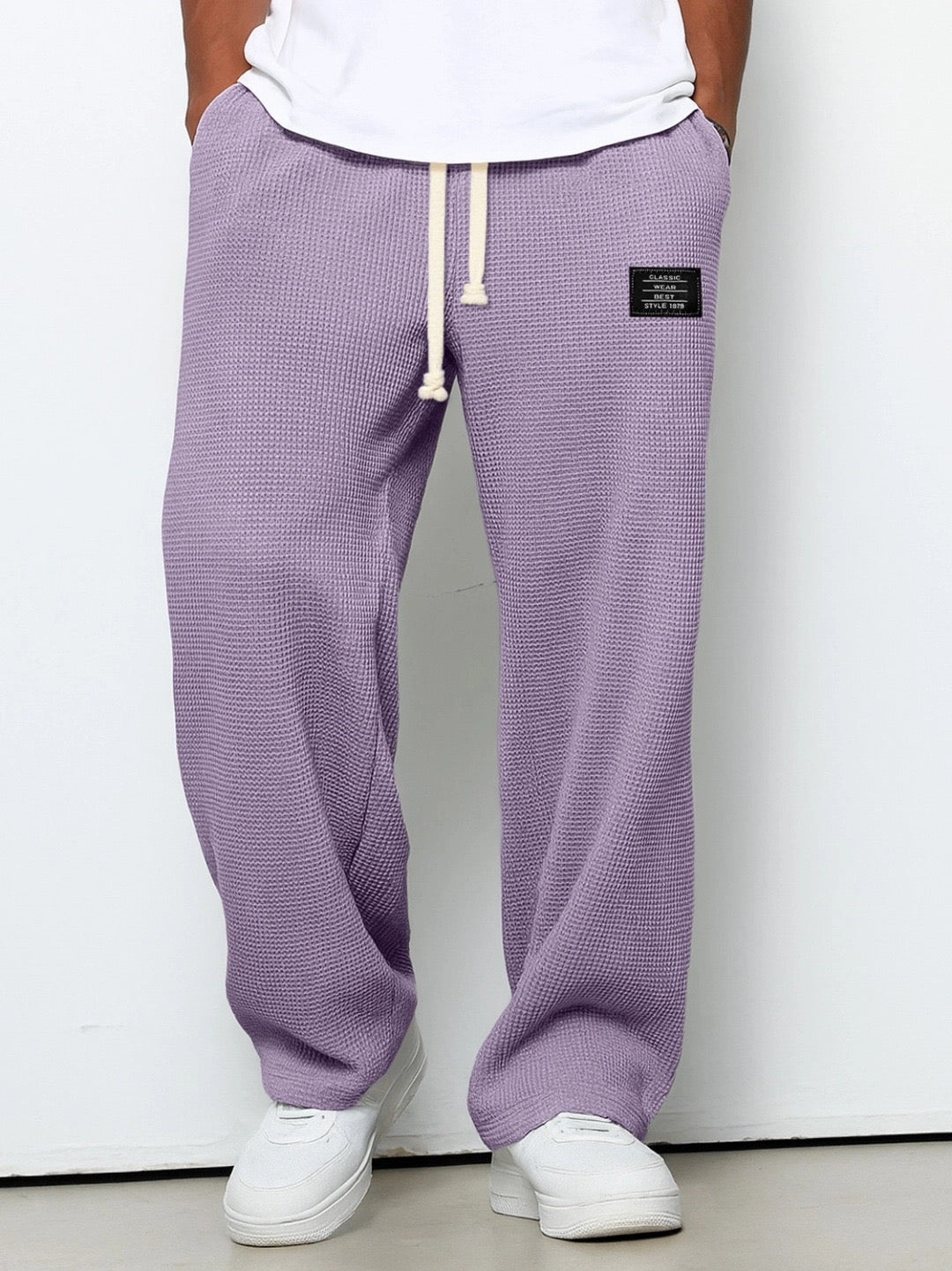 Beeckhoven™ | Wijde Broek Met Wafelpatroon