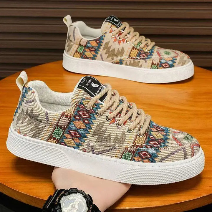 Beeckhoven ™ | Kleurrijke Retro Heren Sneakers