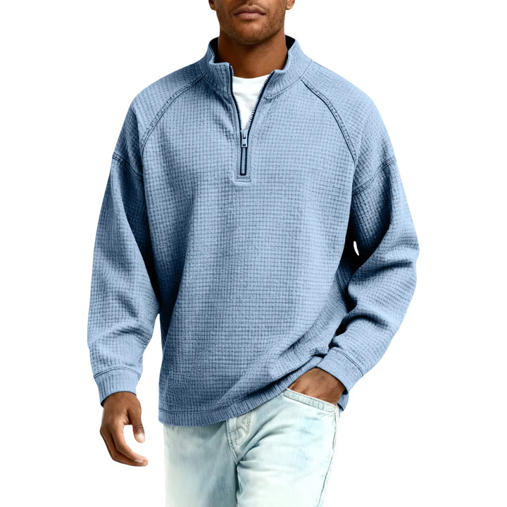 Beeckhoven™ | Wafelgebreid Mannen Sweatshirt