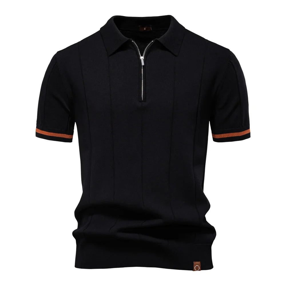Beeckhoven™ | Heren Polo Shirt Met Rits