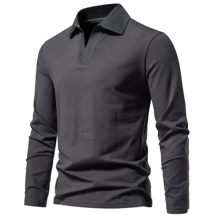 Beeckhoven™ | Katoenen Poloshirt Met Lange Mouwen