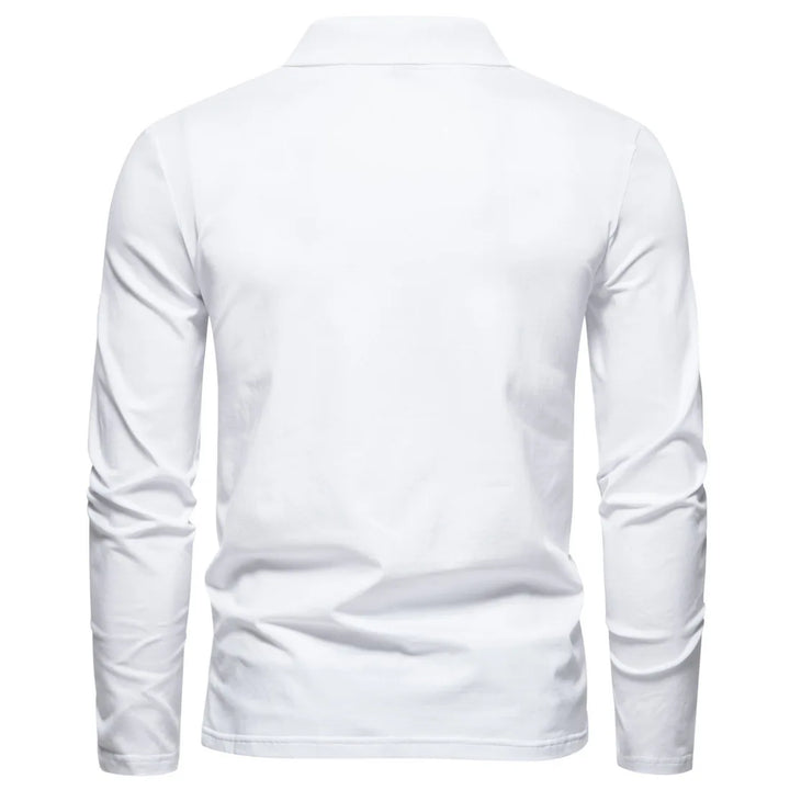 Beeckhoven™ | Katoenen Poloshirt Met Lange Mouwen