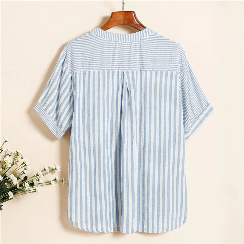 Beeckhoven™ | Comfortabele Katoenen Damesblouse