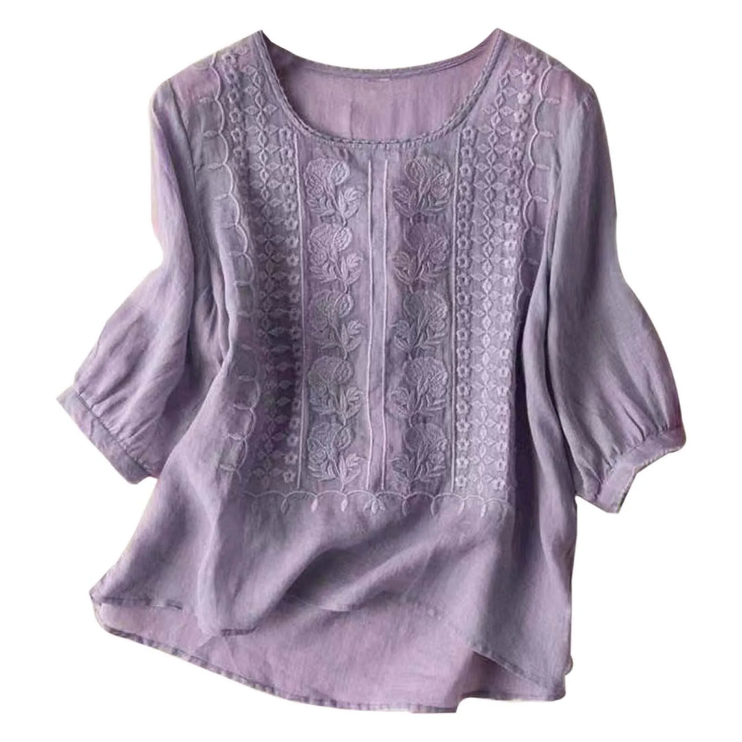 Beeckhoven™ | Zomerse Katoenen Damesblouse