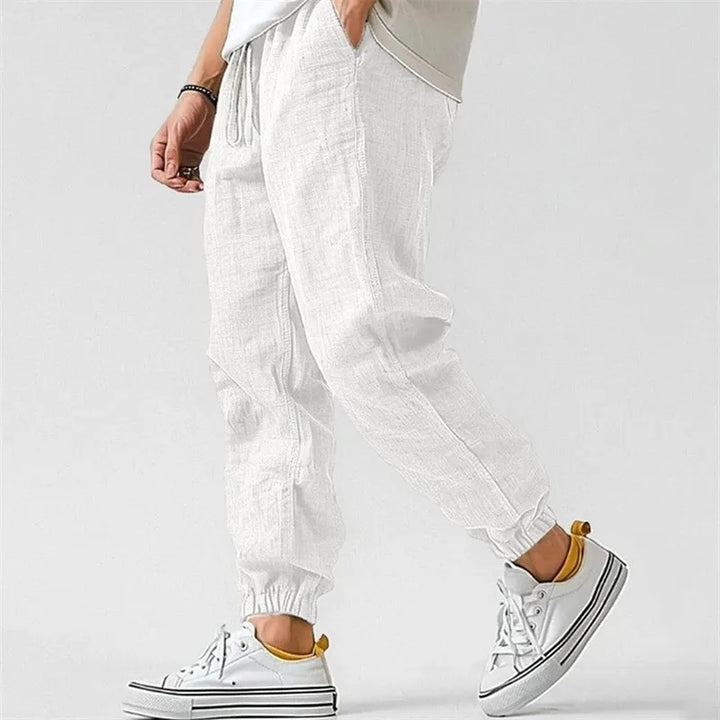 Beeckhoven™ | Elastische Linnen Heren Broek