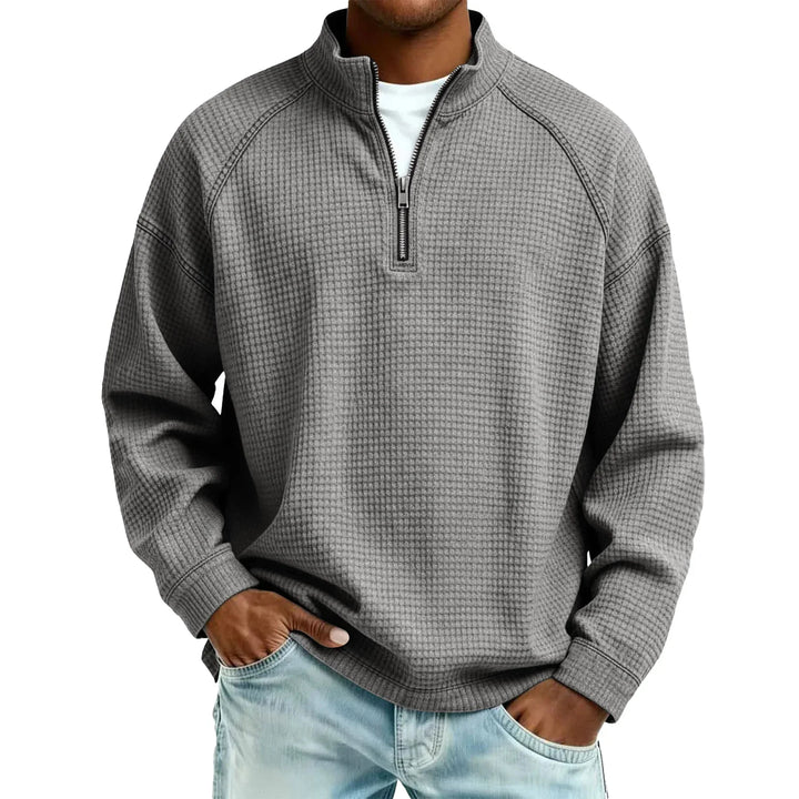 Beeckhoven™ | Wafelgebreid Mannen Sweatshirt