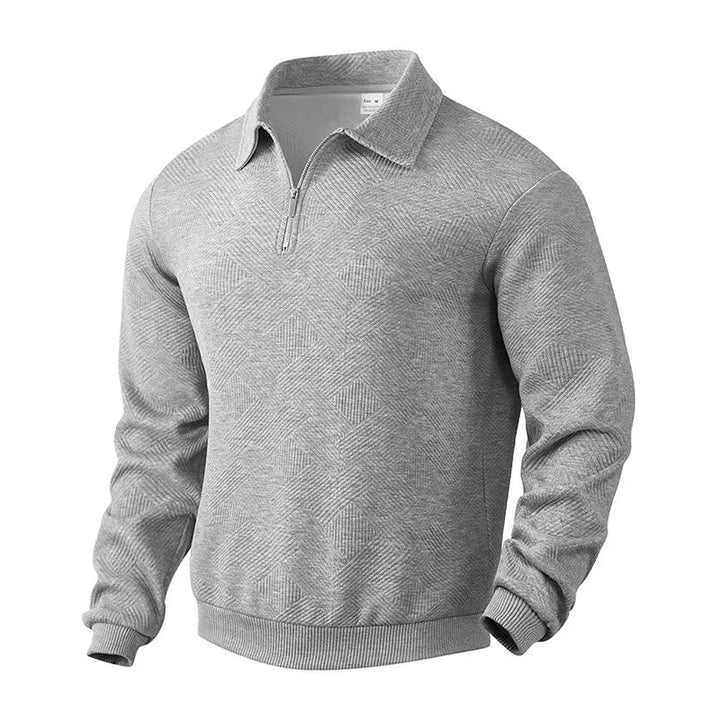 Beeckhoven™ | Heren Polo Shirt Met Visgraatpatroon