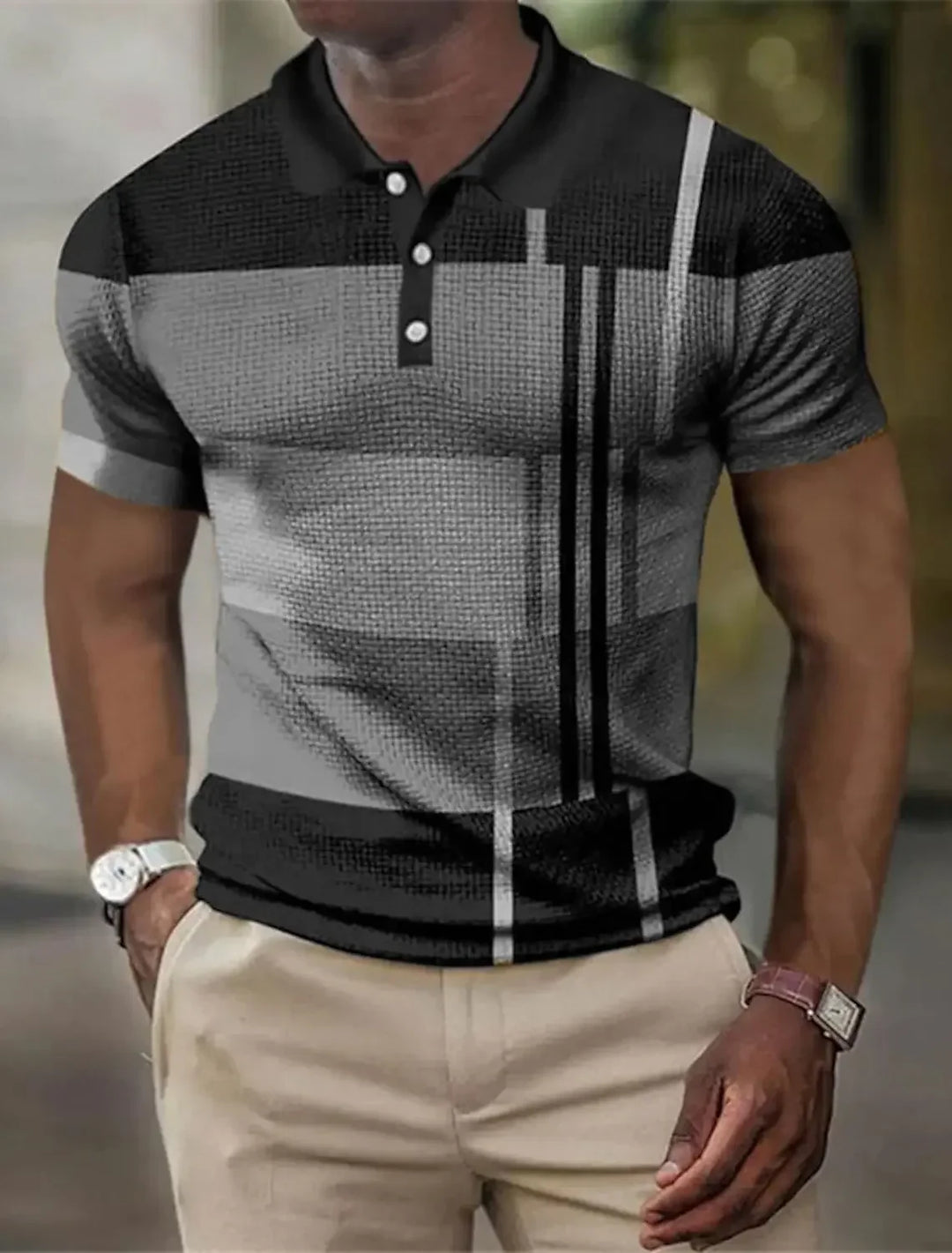 Beeckhoven™ | Gestreept Casual Poloshirt