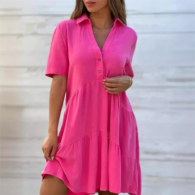 Beeckhoven ™ | Elegante Damesjurk Met V-Hals