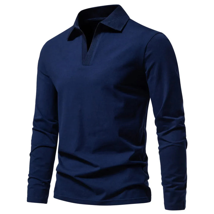 Beeckhoven™ | Katoenen Poloshirt Met Lange Mouwen