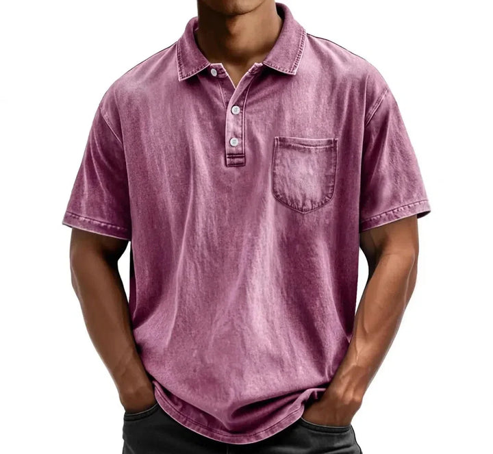 Beeckhoven™ | Vintage Heren Polo met Knopen