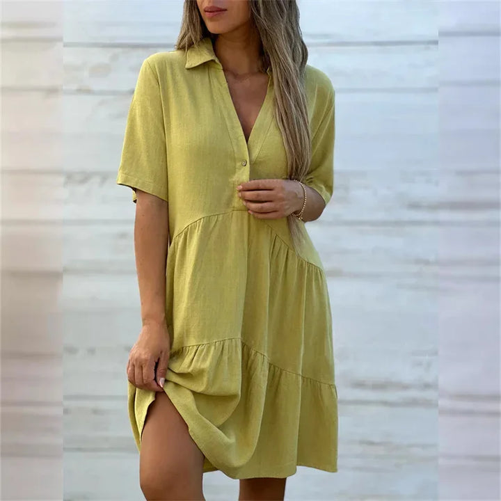 Beeckhoven ™ | Elegante Damesjurk Met V-Hals
