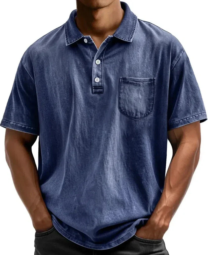 Beeckhoven™ | Vintage Heren Polo met Knopen
