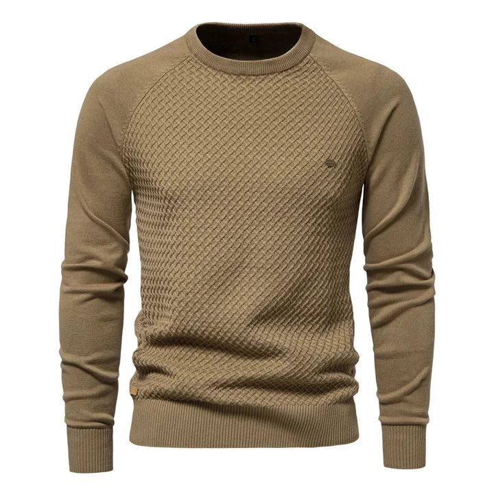 Beeckhoven™ | Klassevolle Gebreide Trui Met Ruitdesign