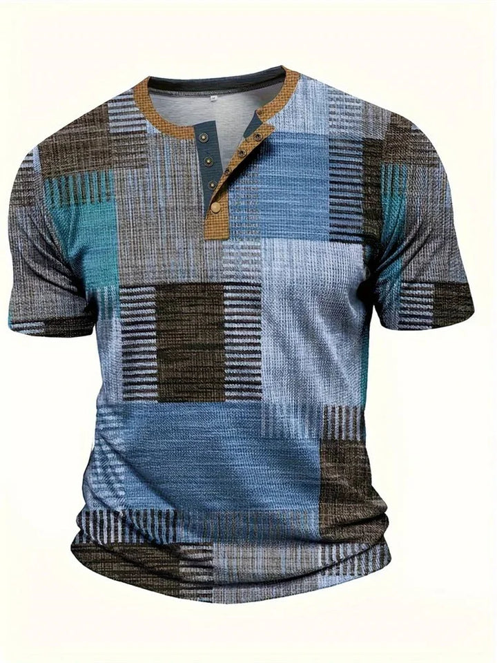 Beeckhoven ™ | Kleurrijk Heren Shirt Met Korte Mouwen