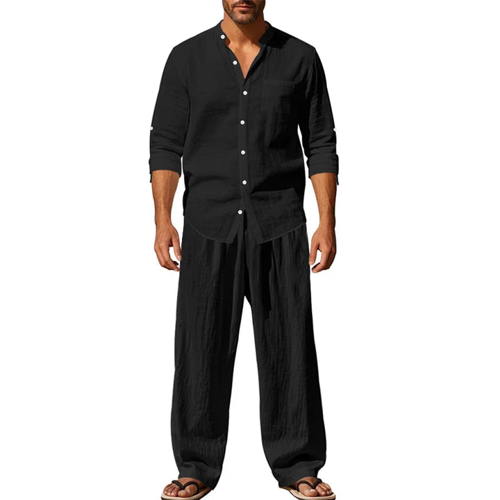 Beeckhoven™ | Comfortabele Linnen Heren Set