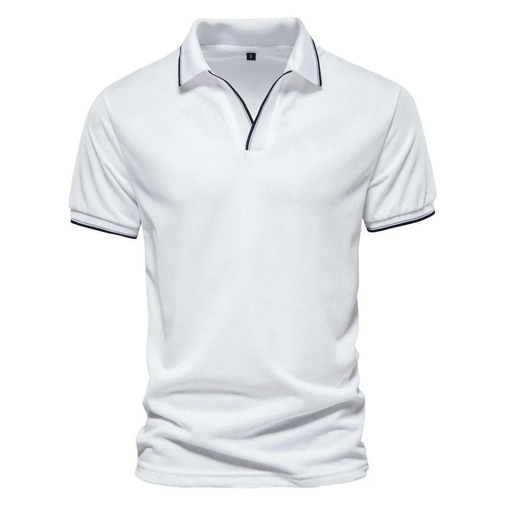 Beeckhoven™ | Heren Polo Met V-hals