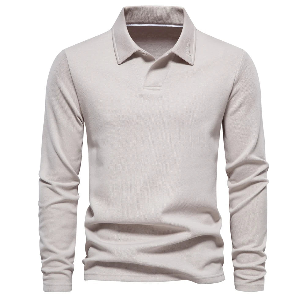 Beeckhoven™ | Casual Polo Met Lange Mouwen