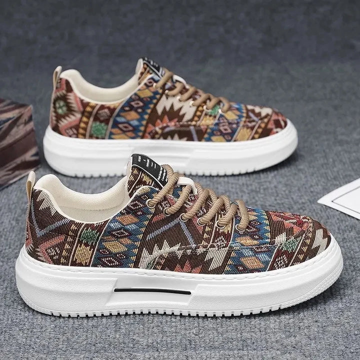 Beeckhoven ™ | Kleurrijke Retro Heren Sneakers