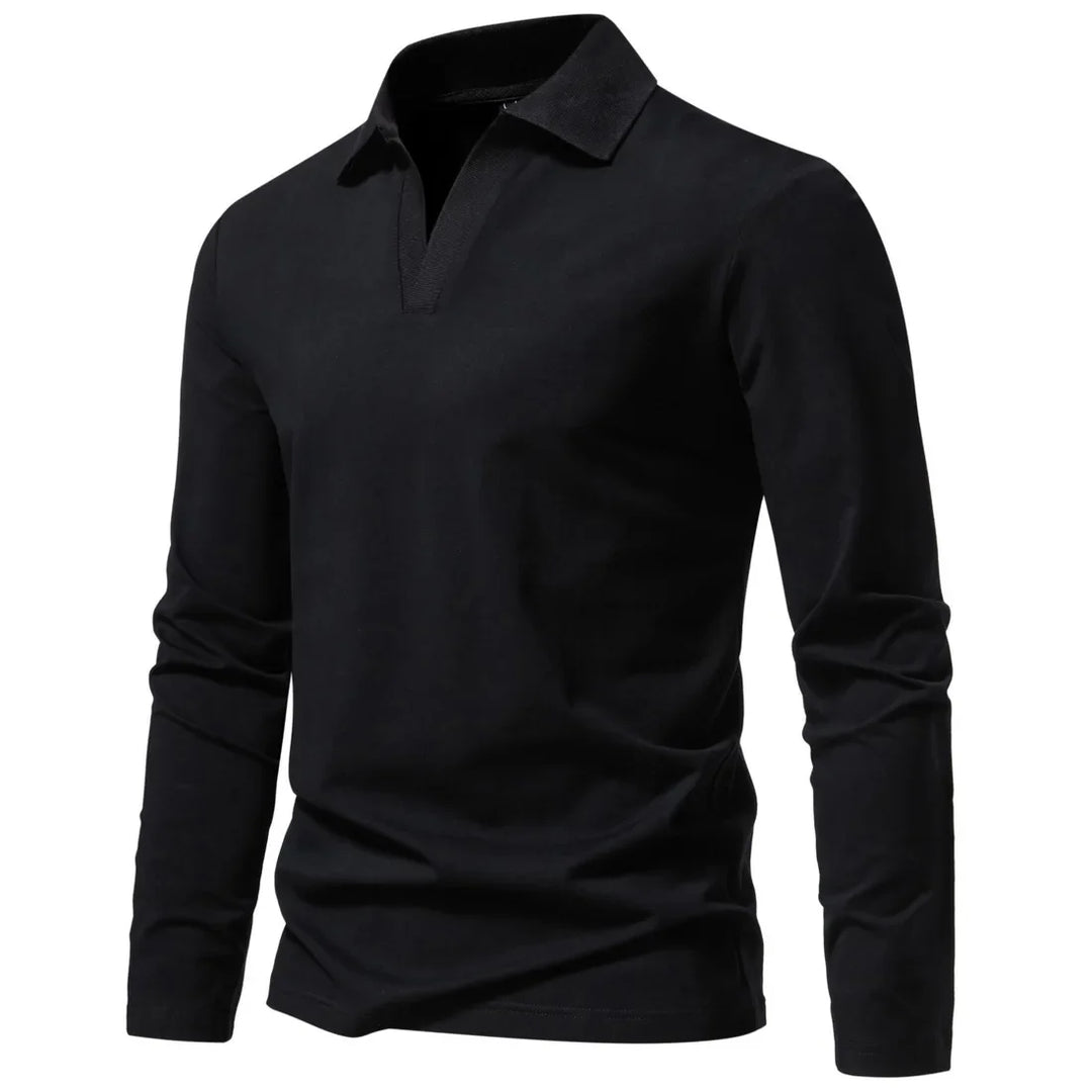 Beeckhoven™ | Katoenen Poloshirt Met Lange Mouwen