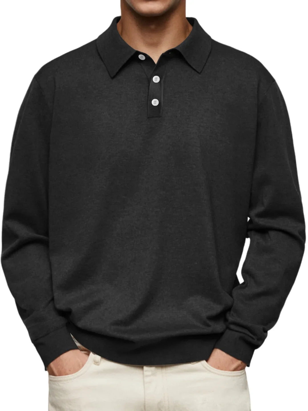 Beeckhoven™ | Alledaags Poloshirt met Lange Mouwen