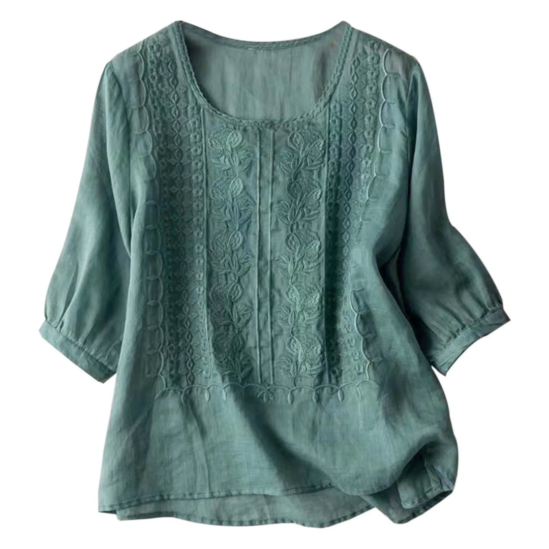 Beeckhoven™ | Zomerse Katoenen Damesblouse