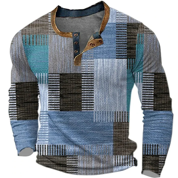 Beeckhoven™ | Kleurrijk Heren Shirt Met Lange Mouwen