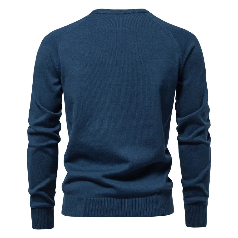 Beeckhoven™ | Klassevolle Gebreide Trui Met Ruitdesign