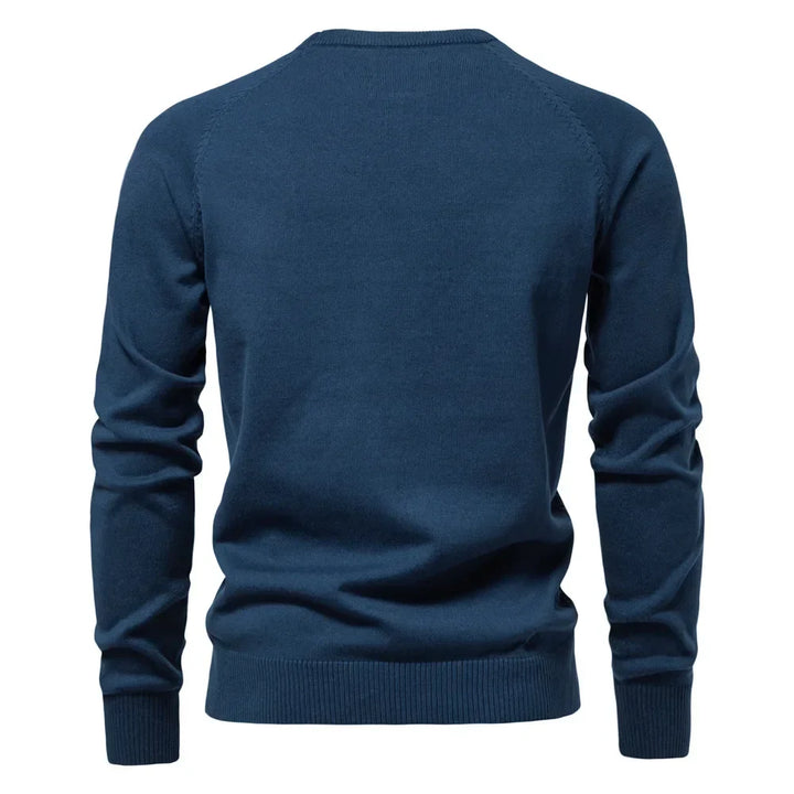 Beeckhoven™ | Klassevolle Gebreide Trui Met Ruitdesign