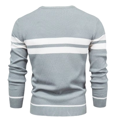 Beeckhoven™ | Moderne Herentrui Met Streepdesign