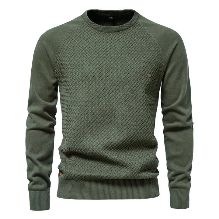 Beeckhoven™ | Klassevolle Gebreide Trui Met Ruitdesign