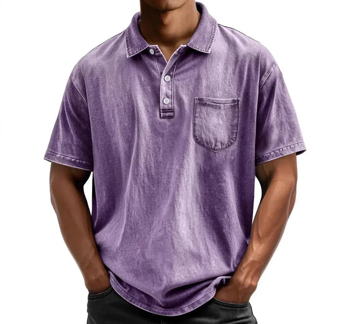 Beeckhoven™ | Vintage Heren Polo met Knopen