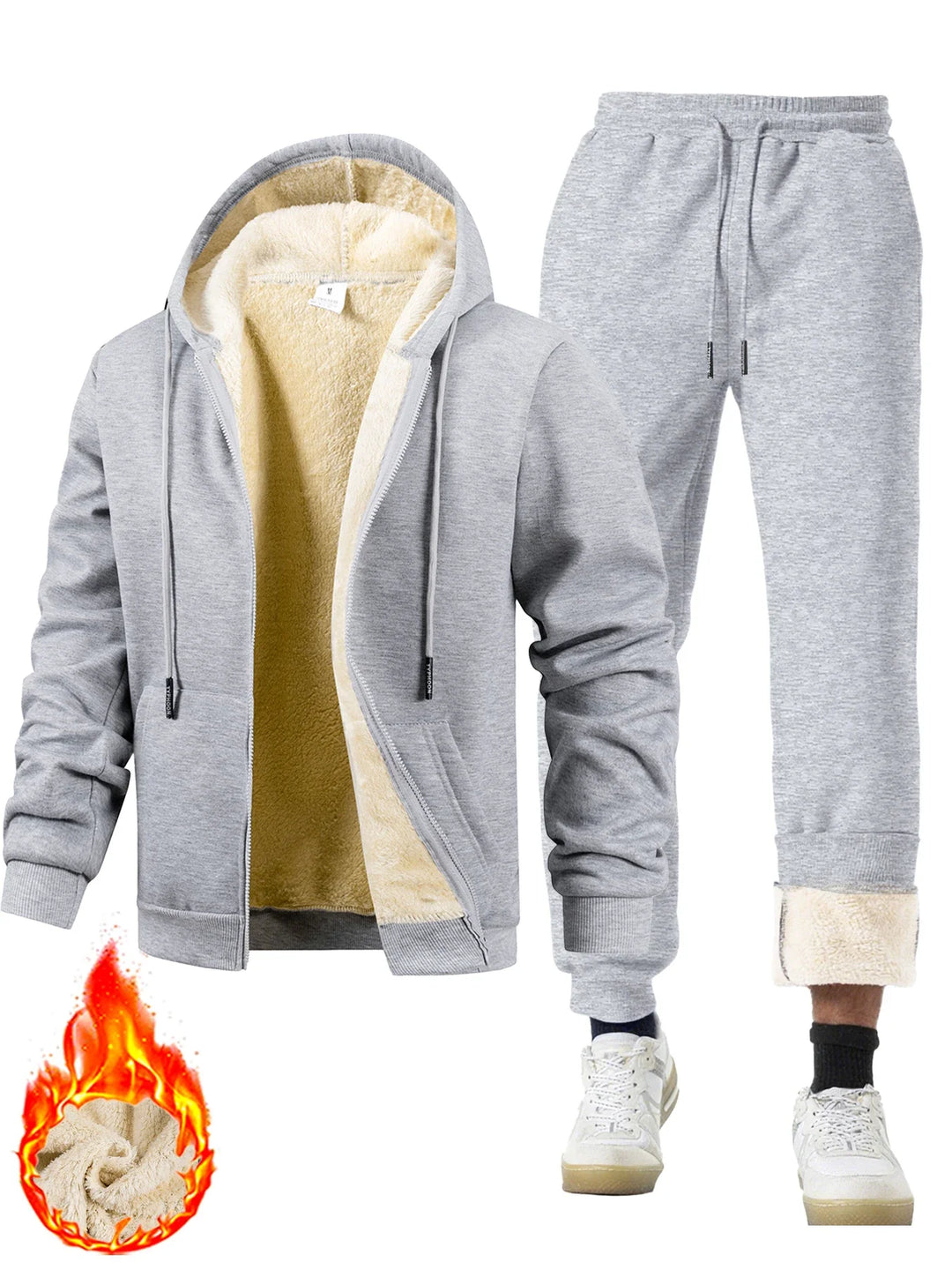 Beeckhoven™ | Gevoerde Casual Heren Set