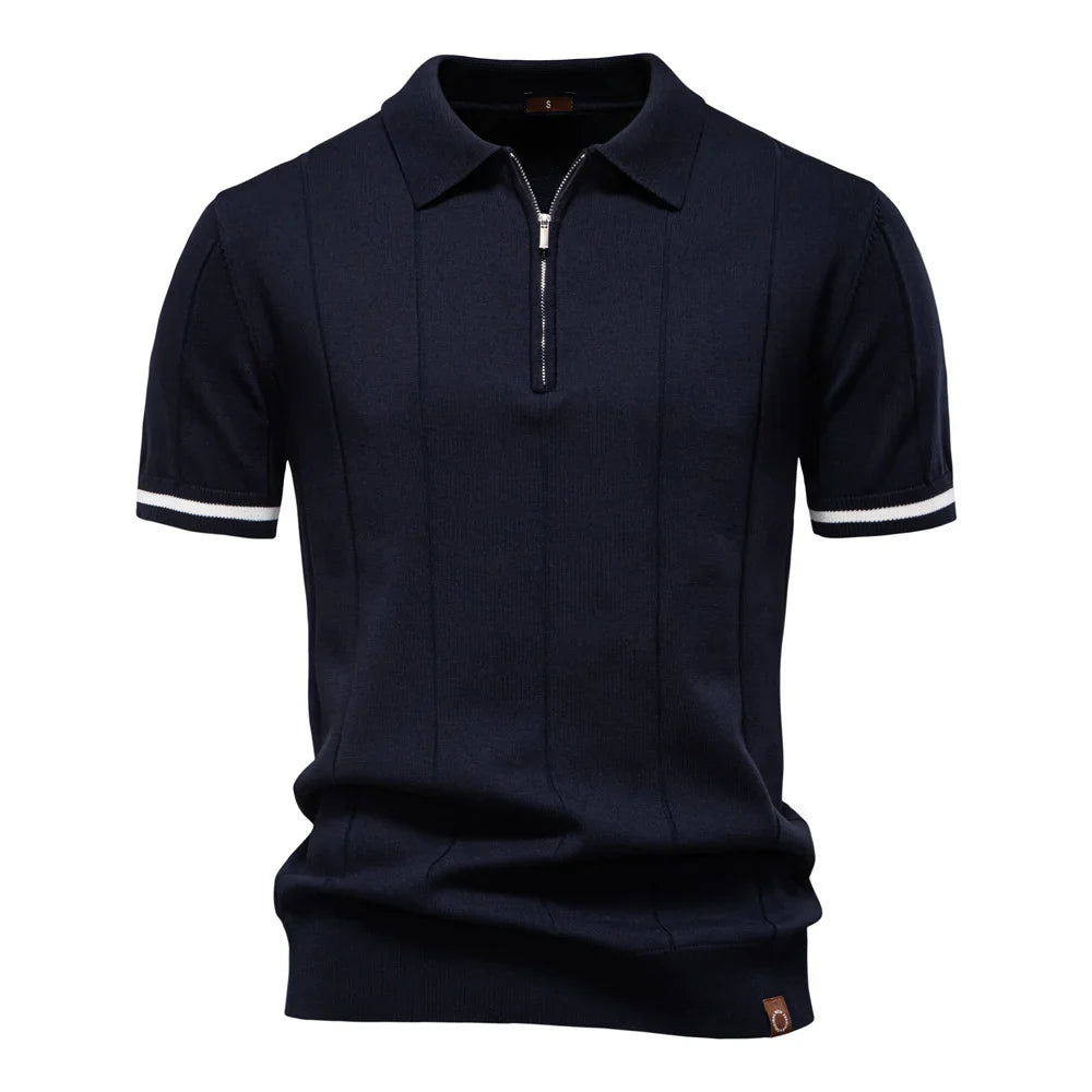 Beeckhoven™ | Heren Polo Shirt Met Rits
