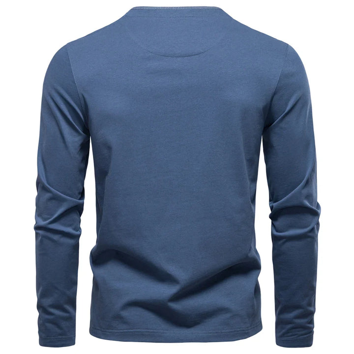 Beeckhoven™ | Henley Heren  Shirt Met Lange Mouwen